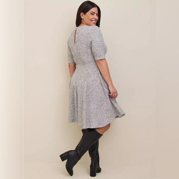Torrid Studio Double Knit Skater Dress 6 Womens Plus Sz 6X New - Picture 9 of 9